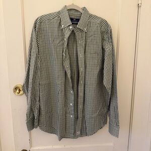 Men's Green Checkered Shirt Vineyard Vines